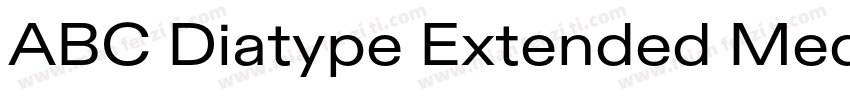 ABC Diatype Extended Medium Unlice字体转换